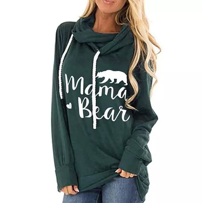 Mama Bear Hooded Fashion Tunic